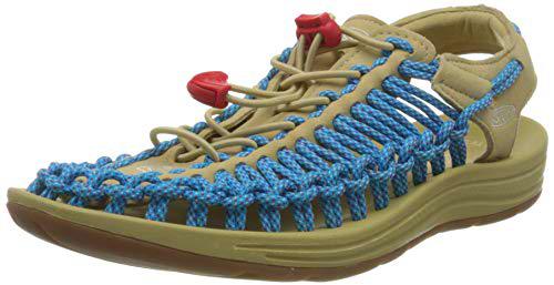 KEEN Uneek-w, Sandalia. Mujer, Safari Vivid Blue, 39 EU