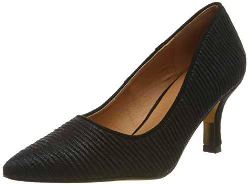 El Caballo Tomares, Zapato de tacón Mujer, Negro, 37 EU