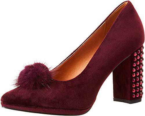 Eferri Rabbit, Zapato de tacón Mujer, Burdeos, 36 EU