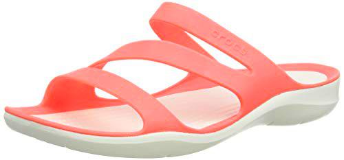 Crocs Swiftwater Sandal Mujer Sandal, Rojo (Fresco), 36/37 EU