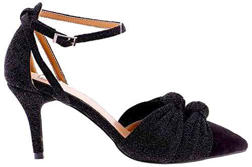 EFERRI Chaumot, Zapato de tacón Mujer, Negro, 37 EU