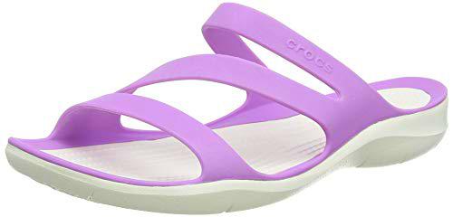 Crocs Swiftwater Sandal Mujer Sandal, Morado (Orchid), 39/40 EU