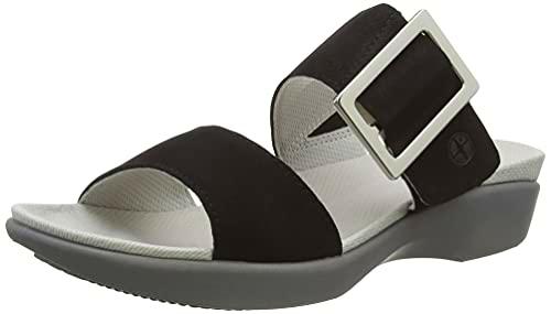 HUSH PUPPIES HW06780-007, Sandalias Mujer, Negro, 38 EU