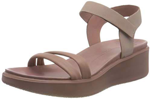 ECCO Flowtedge LX, Sandalias con tacón Mujer, Red Wood Rose Wood Rose, 36 EU