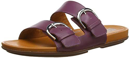 Fitflop graccie buckleup Slide Leather, Schiebe-Sandalen Mujer