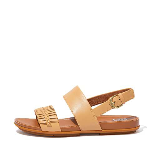 Fitflop Gracie Wrapped Weave Back-Strap Sandals, Sandalias deslizantes Mujer