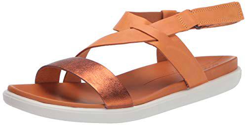 ECCO Simpil Sandal, Sandalias Mujer, Brun Bronze Lion, 35 EU