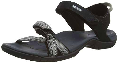 Teva Verra, Sandalias de Punta Descubierta Mujer, Negro (Antiguous Black Multi Abml), 39 EU