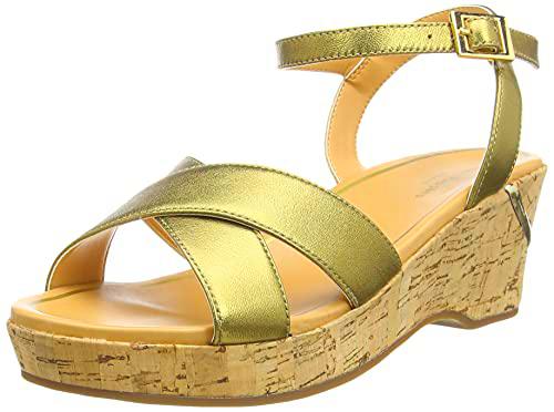 HUSH PUPPIES HW06758-710, Sandalias Mujer, Dorado, 37 EU