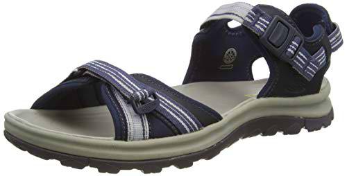 Keen Terradora 2 Leather Open Toe, Sandalia Mujer, Navy, 37 EU