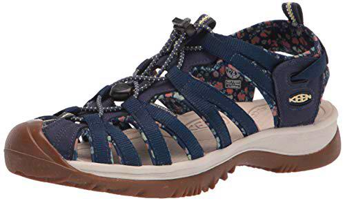 KEEN Whisper Sandalias para Mujer, Azul (navy/birch), 37.5 EU