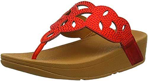 FitFlop Elora Toe Post-Laser Hotfix, Sandalias de Punta Descubierta Mujer