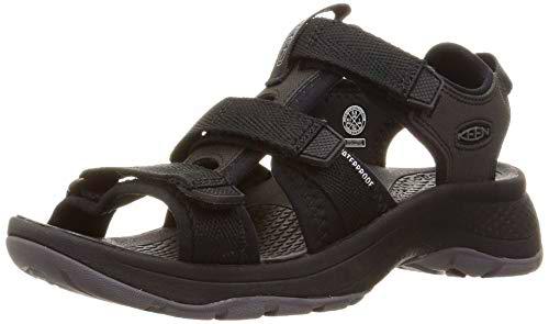 KEEN Astoria West Open Toe-W, Sandalia Mujer, Black/Black, 36 EU