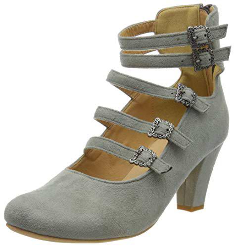 HIRSCHKOGEL 3004501, Zapatos de tacón. Mujer, Gris 031, 39 EU