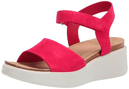 ECCO Flowt Wedge Cork, Sandalias con tacón. Mujer, Dalia, 38 EU