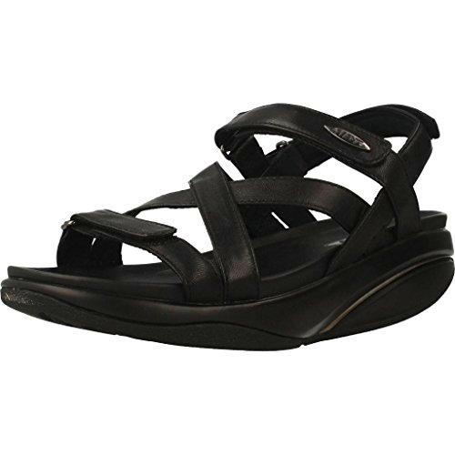 MBT Kiburi W, Sandalias con Punta Abierta Mujer, Negro (Black 03), 42 EU