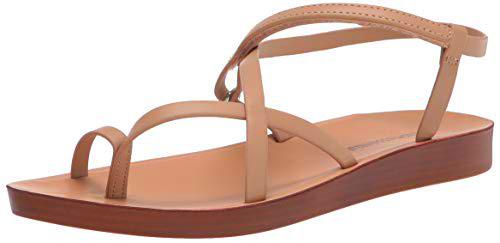 Amazon Essentials Women's Strappy Footbed Sandal Sandalia