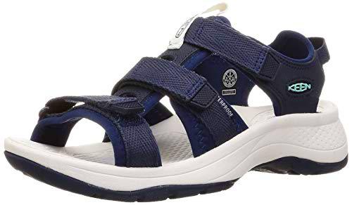 KEEN Astoria West Open Toe-W, Sandalia Mujer, Blue Nights/Black Iris, 35 EU