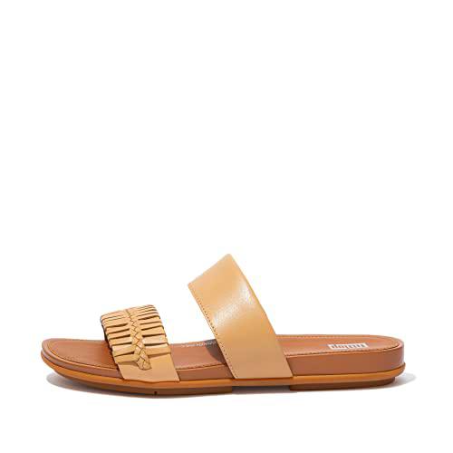 Fitflop Gracie Wrapped Weave Slides, Sandalias deslizantes Mujer