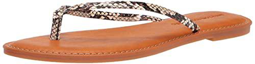 Amazon Essentials Sal Thong Sandal Sandalia Plana, Serpiente