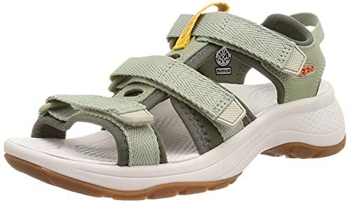 KEEN Astoria West Open Toe-W, Sandalia Mujer, Desert Sage/Castor Grey, 36 EU