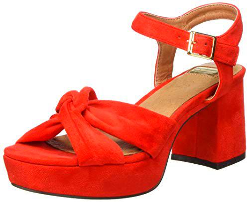 Eferri Motillejo, Zapato de tacón Mujer, Rojo, 36 EU