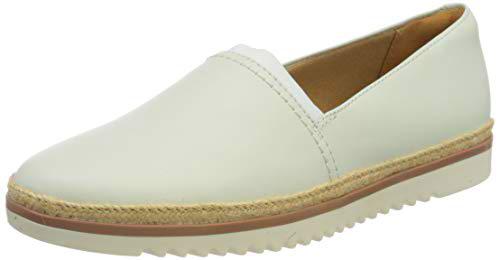 Clarks Serena Paige, Zapatillas Mujer, Piel Blanca, 37 EU