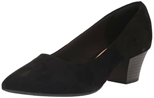 Clarks Teresa Step, Bomba Mujer, Gamuza Negra, 37 EU