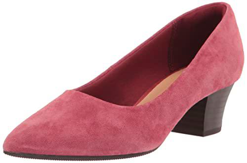 Clarks Teresa Step, Bomba Mujer, Ante Rosa Oscuro, 38 EU