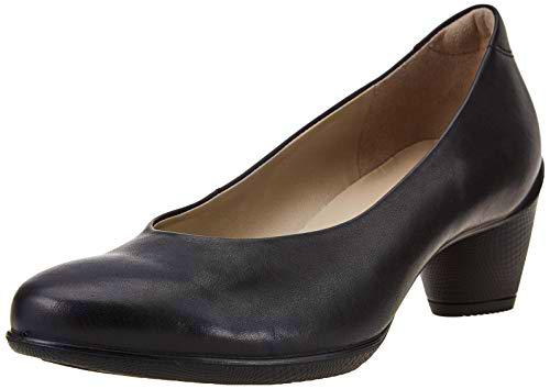 ECCO Sculptured 45, Zapatos De Tacón Mujer, Black 1001, 41 EU