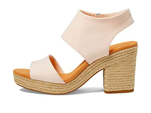 TOMS Majorca Platform, Sandalias de Tacón Mujer, Rosa (Melocotón Polvoriento), 35.5 EU