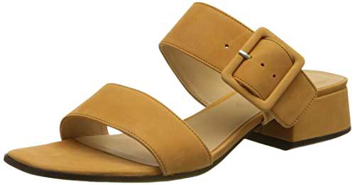 Ecco Elevate Square Toe Slide, Sandalia con Taln Mujer