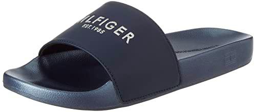 Tommy Hilfiger Mujer Chanclas TH Glitter Pool Slide Chancletas