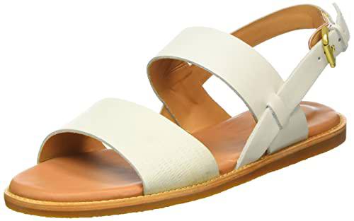 Clarks Karsea Strap, Sandalias Mujer, White Combi, 42 EU