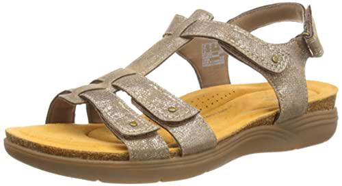 Clarks April Cove, Sandalias deportivas Mujer, Bronce Metálico, 39 EU