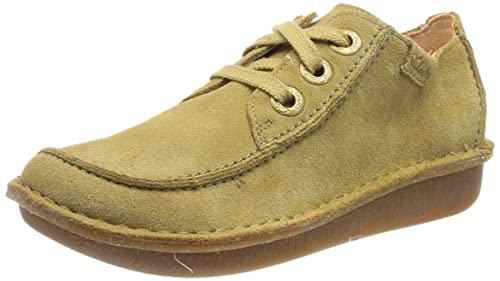 Clarks Funny Dream, Zapatos Mujer, Dark Sand Suede, 36 EU