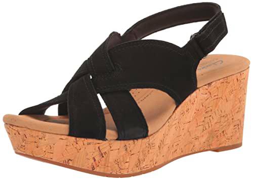 Clarks Rose Erin, Sandalia Mujer, Black 94, 42 EU