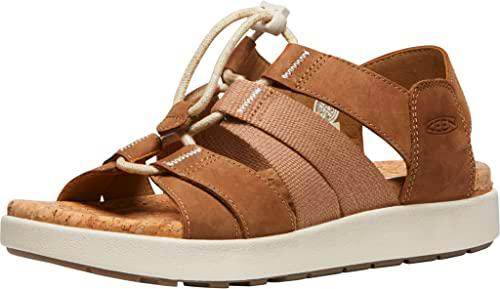 Keen Elle Mixed Strap, Sandalias con Correa de Tobillo Mujer