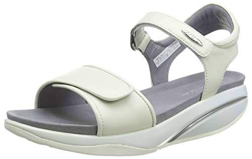 MBT Malia W, Sandalias con Punta Abierta Mujer, Blanco (White Nappa 16n), 37 EU