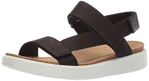 Ecco Corkspheresandal, Sandalia con Pulsera Mujer, Negro (Black 1001), 39 EU