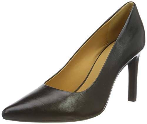 Geox D Faviola C, Zapatos de Tacón Mujer, Negro (Black), 37 EU