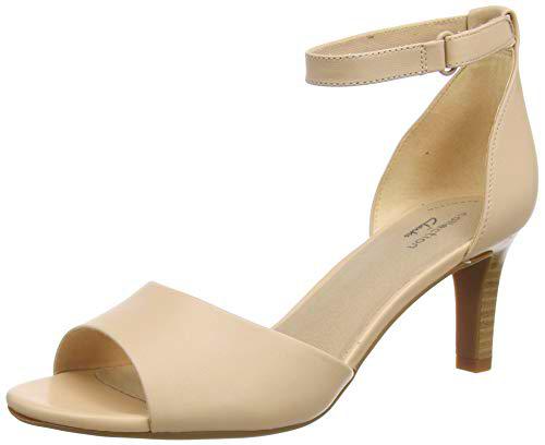 Clarks Alice Greta, Zapatos con Tacon y Correa de Tobillo Mujer