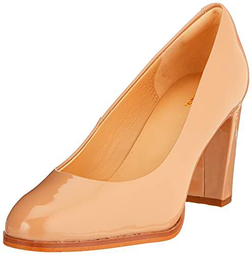 Clarks Kaylin Cara 2, Pumps Mujer, Patente Praline, 35 EU