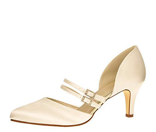 Rainbow Club Misty, Pump Mujer, Ivory Ceme, 39 EU